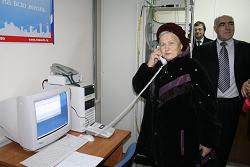 Торжественное открытие АТС в Калининце