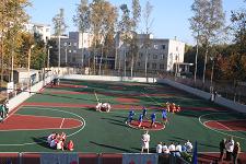 В поселке Киевский открыта новая спортплощадка с искусственным покрытием